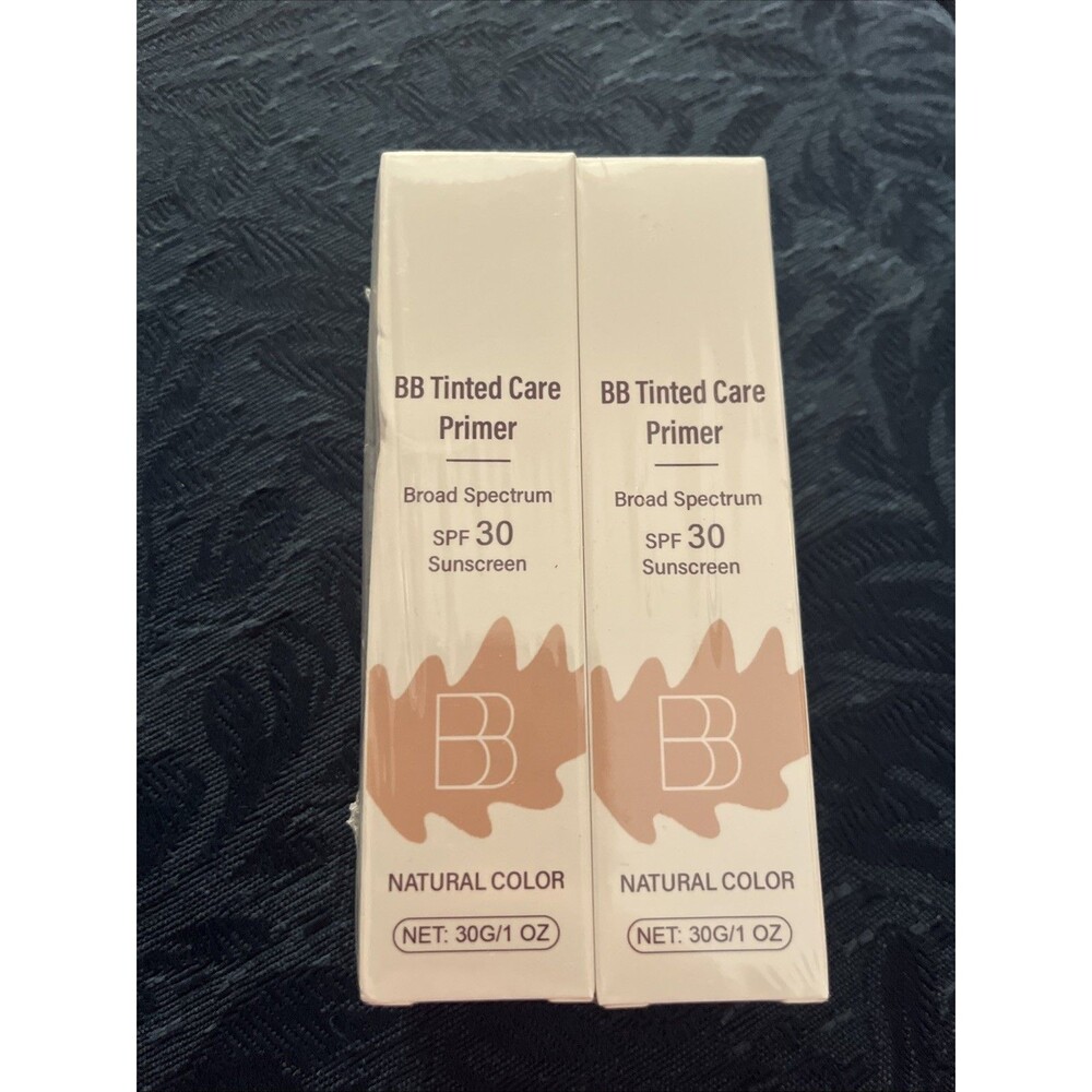 2 Natural Tone BB Tinted Care Primer Hydrating Blemish Cover Moisturizing Cream